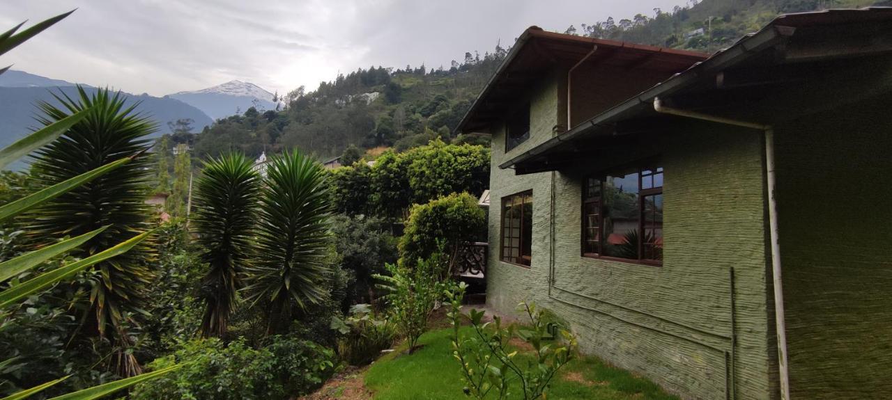 "Casa Verde" En Banos De Agua Santa Con Vista Al Volcan Tungurahua Екстер'єр фото