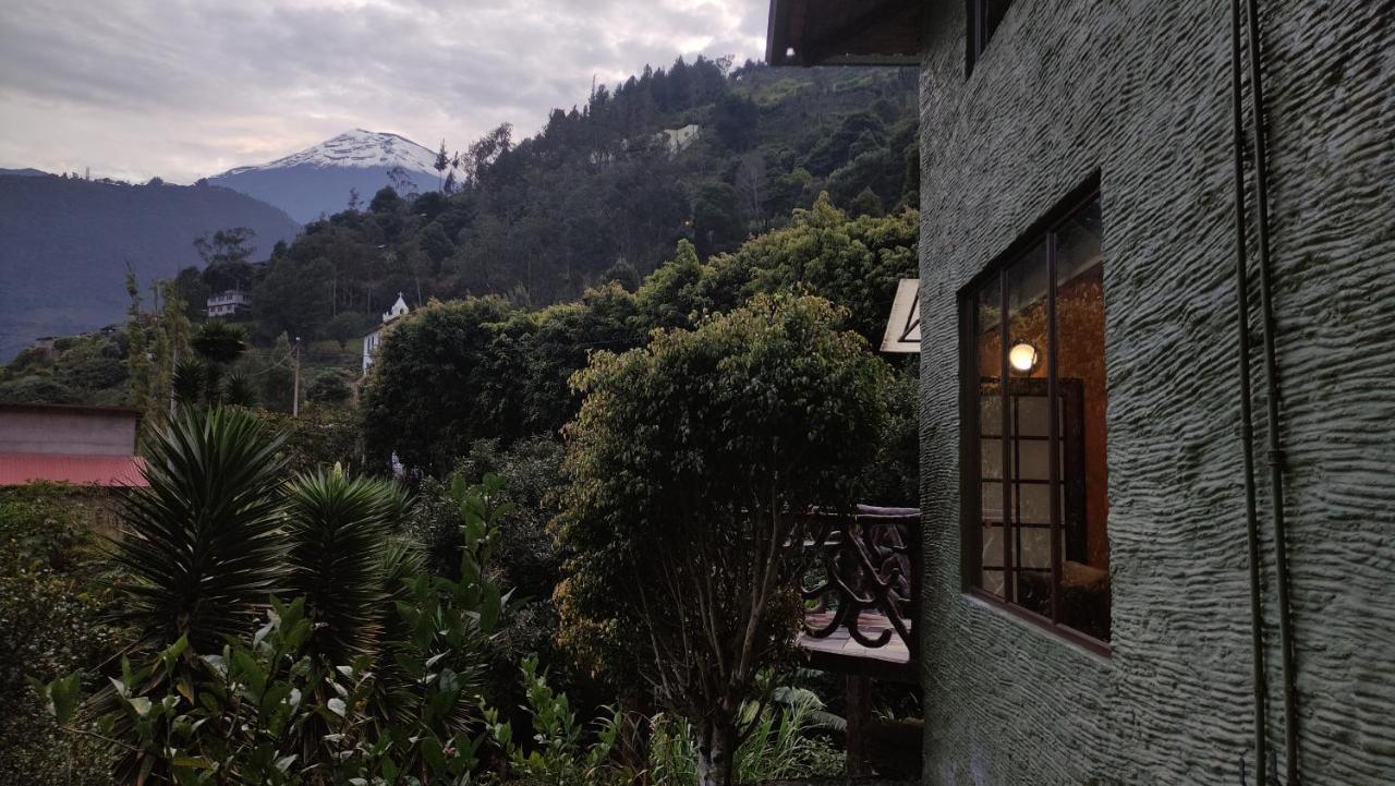 "Casa Verde" En Banos De Agua Santa Con Vista Al Volcan Tungurahua Екстер'єр фото