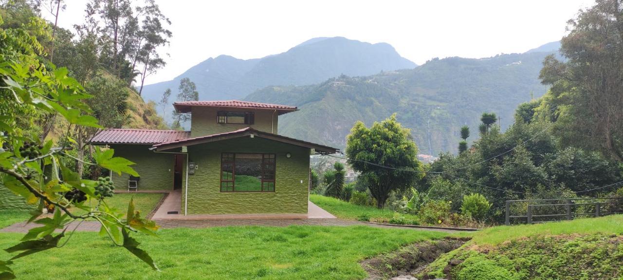 "Casa Verde" En Banos De Agua Santa Con Vista Al Volcan Tungurahua Екстер'єр фото